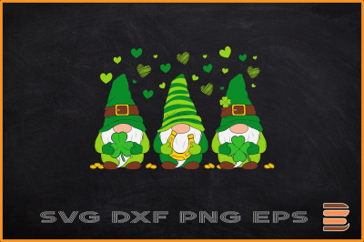 St Patricks Day Svg Gnome Leprechaun