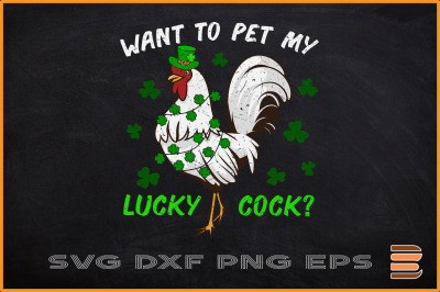 St Patricks Day Svg Pet Lucky Chicken