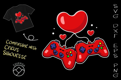 Valentines Day Couple Gamer Controller