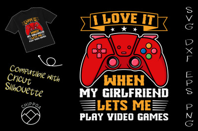 I Love My Girlfriend Gamer Valentine