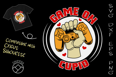 Game On Cupid Funny Valentines Day