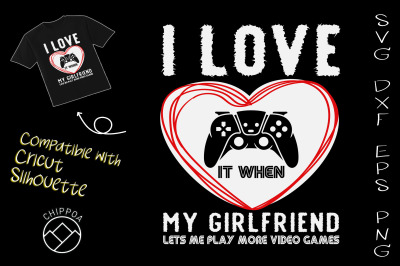 I Love Girlfriend Play Video Games