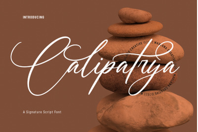 Calipatrya Signature Script Font