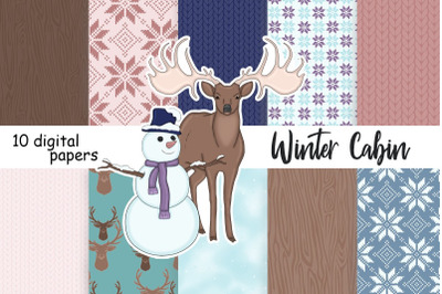 Winter Cabin Pattern