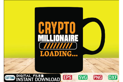 crypto millionaire loading... t shirt