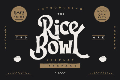 Ricebowl Typeface