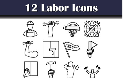 Labor Icon Set