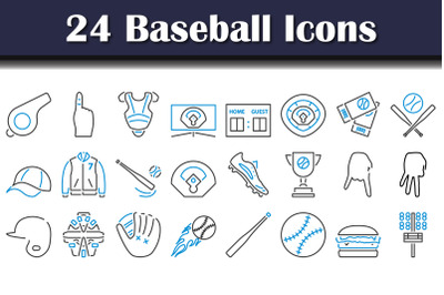 Baseball Icon Set