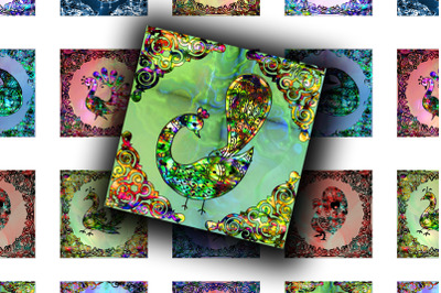 Digital Collage Sheet - Firebird