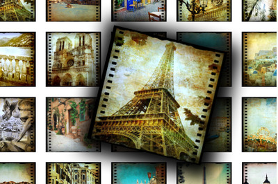 Digital Collage Sheet - Old Towns