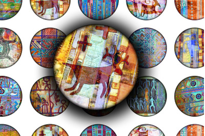 Digital Collage Sheet - Tribal Fantasy