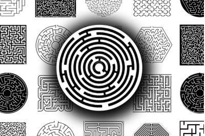 Digital Collage Sheet - Minotaur&#039;s Labyrinth