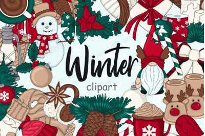 Winter Red Clipart