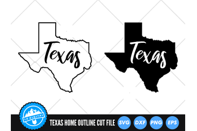 Texas SVG | Texas Outline | USA States Cut File