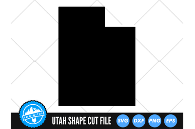 Utah SVG | Utah Outline | USA States Cut File