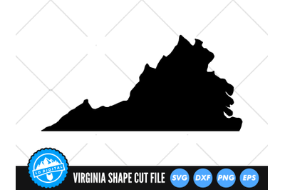 Virginia SVG | Virginia Outline | USA States Cut File