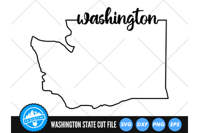Washington SVG | Washington Outline | USA States Cut File