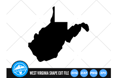 West Virginia SVG | West Virginia Outline | USA States Cut File