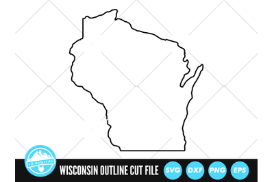 Wisconsin SVG | Wisconsin Outline | USA States Cut File