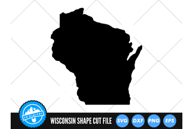 Wisconsin SVG | Wisconsin Outline | USA States Cut File