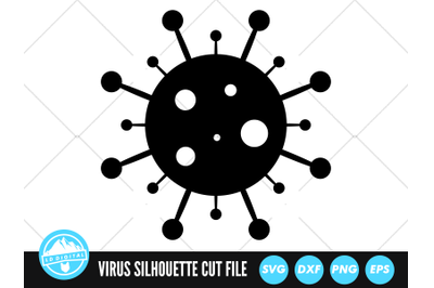 Virus SVG | Quarantine Cut File | Germ SVG