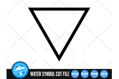 Water Symbol SVG | Alchemy Symbol Cut File | Alchemy SVG