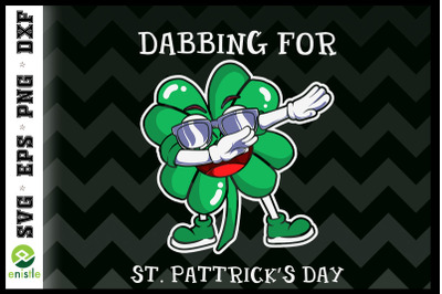 Shamrock Dabbing for St Patrick Day