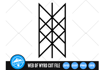 Web of Wyrd SVG | Viking Cut File | Norse Pagan SVG