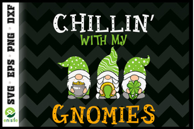 Chillin&amp;&23;039; with my Gnomes St Patrick Day