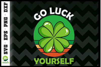 Go Lucky Yourself Retro Shamrock