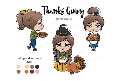 Thanks Giving Cute Dolls