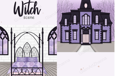 Witch Purple Scene