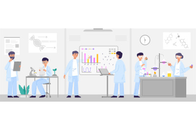 Laboratory research&2C; medical innovation workers&2C; biotech experiment co