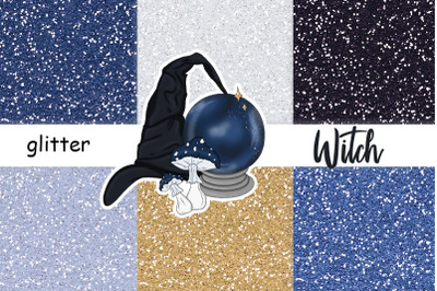 Witch Blue Glitter