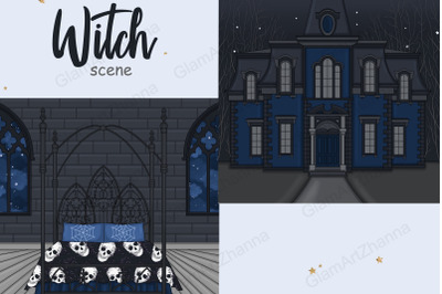 Witch Blue Scene