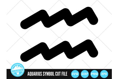 Aquarius Zodiac Symbol SVG | Zodiac Symbol Cut File | Horoscope SVG
