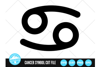 Cancer Zodiac Symbol SVG | Zodiac Symbol Cut File | Horoscope SVG