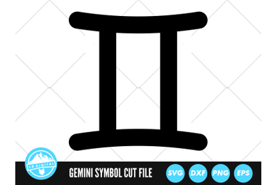 Gemini Zodiac Symbol SVG | Zodiac Symbol Cut File | Horoscope SVG