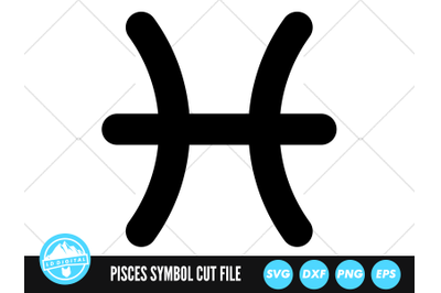 Pisces Zodiac Symbol SVG | Zodiac Symbol Cut File | Horoscope SVG