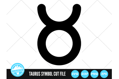 Taurus Zodiac Symbol SVG | Zodiac Symbol Cut File | Horoscope SVG