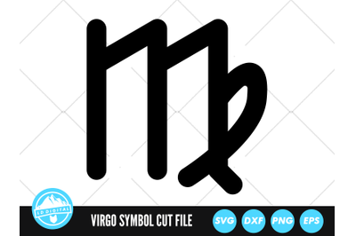 Virgo Zodiac Symbol SVG | Zodiac Symbol Cut File | Horoscope SVG