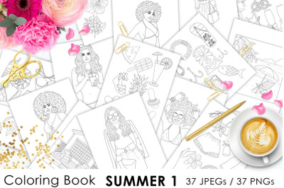 Coloring Book Summer 1