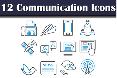 Communication Icon Set