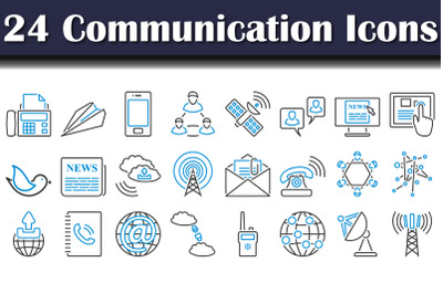 Communication Icon Set