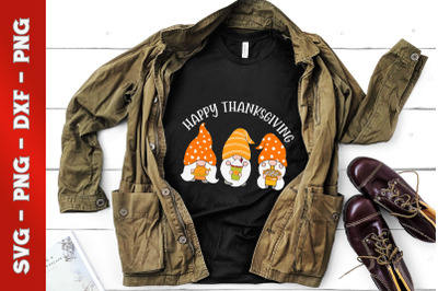 Three Gnomes Happy Thanksgiving