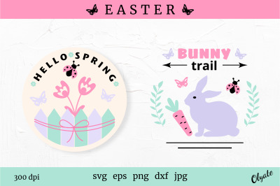 Spring Easter SVG. Home Decor SVG. Easter Clipart