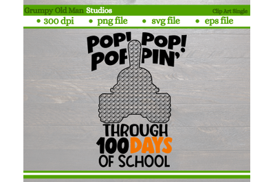 pop pop poppin through 100 days of school | army tank