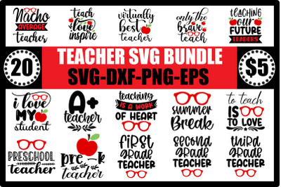 teacher svg bundle