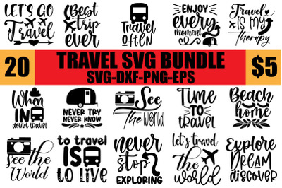 Travel svg bundle