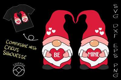 Be Mine Gnomes Valentine